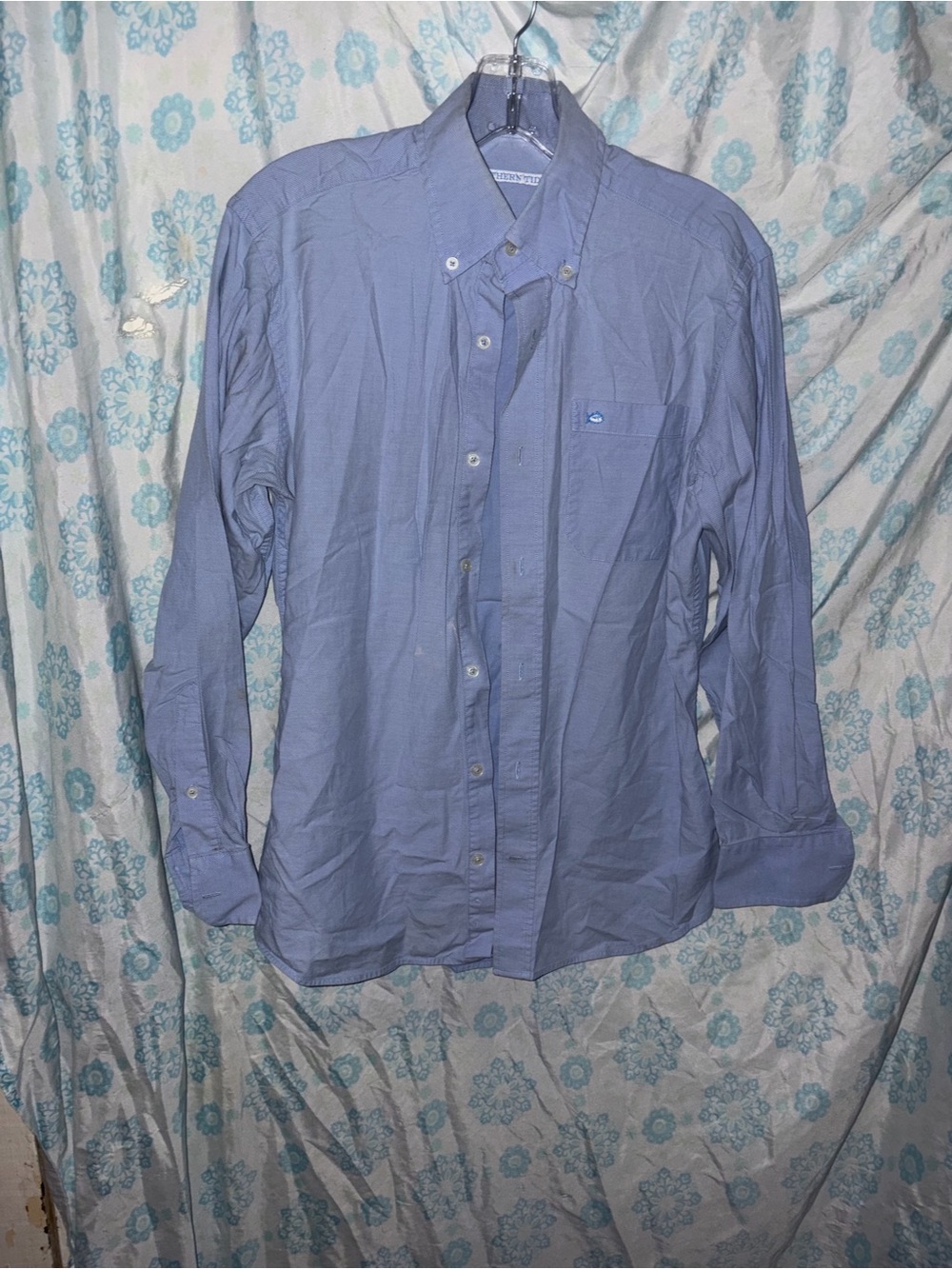 Southern Tide Men’s Light Blue Button-Down Shirt size small